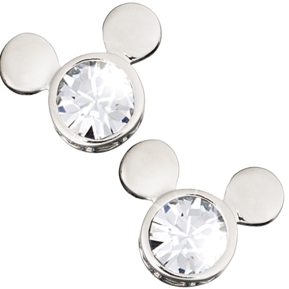 Disney Parks Arriba Bros. Rhodium Mickey Icon Earrings - Picture 5 of 7